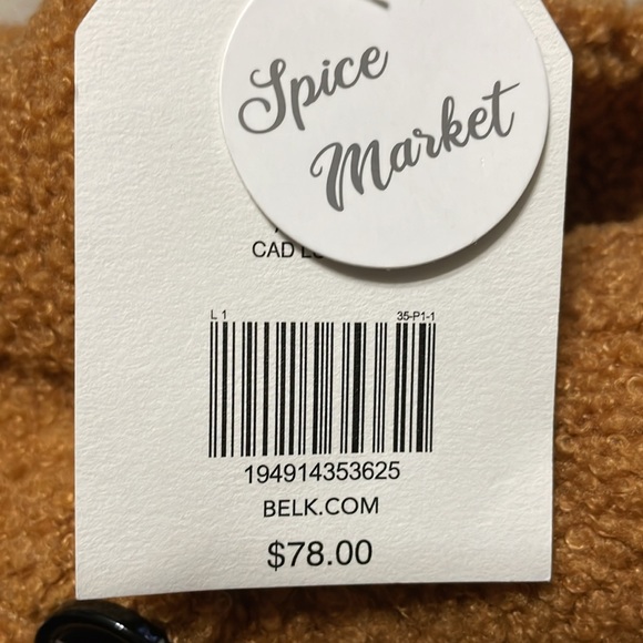 NWT - Wonderly Sherpa Button Topper - Picture 8 of 8